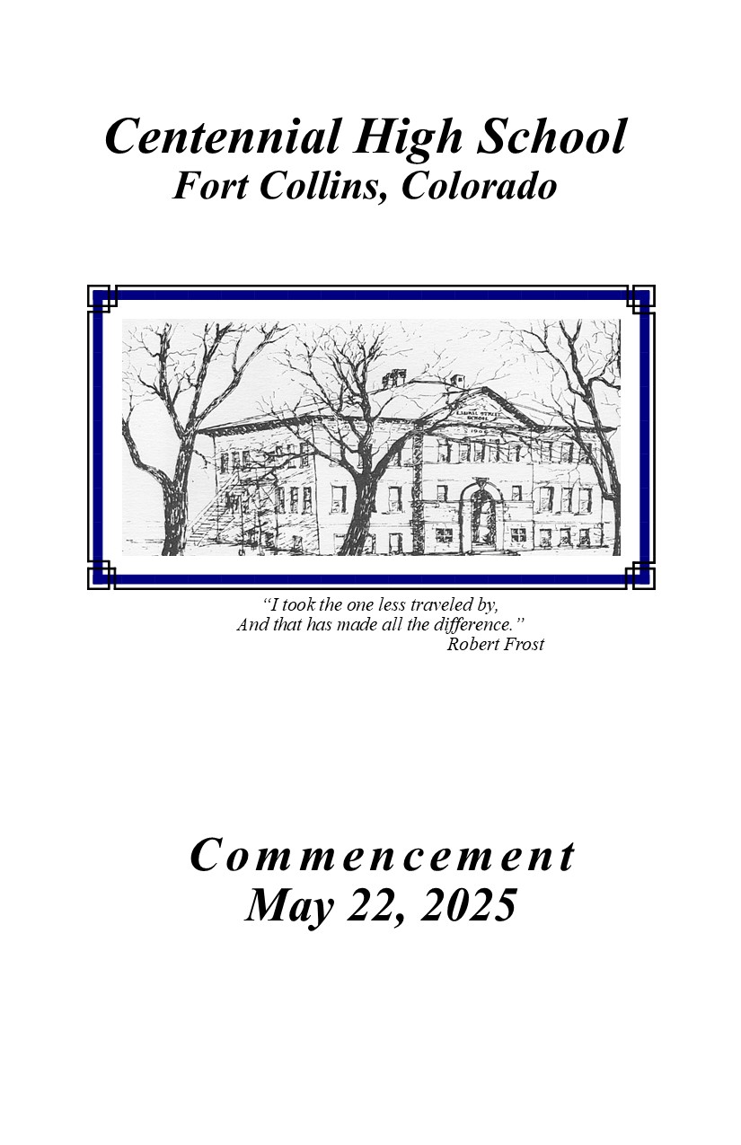 Drawing of Centennial High School Building