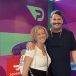 At the Miami Open Tennis Tournament with my wife Ally.